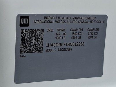 2025 Chevrolet Express Cutaway 3500 Base