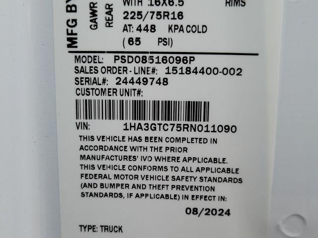 2024 Chevrolet Express Cutaway 3500 Base