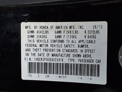 2014 Honda Accord Sedan EX-L