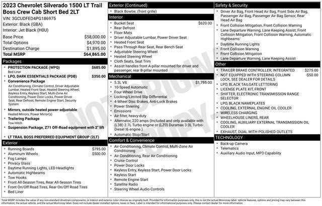 2023 Chevrolet Silverado 1500 LT Trail Boss