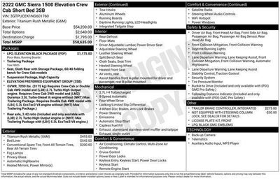 2022 GMC Sierra 1500 Elevation