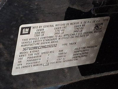 2017 GMC Sierra 1500 SLE