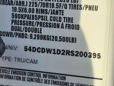 2024 Chevrolet Low Cab Forward 4500 4500 HG LCF Gas