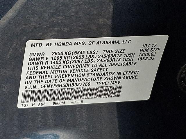 2017 Honda Pilot EX-L