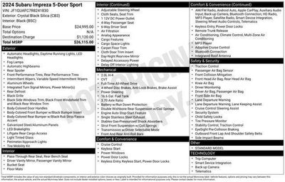 2024 Subaru Impreza Sport 5-Door