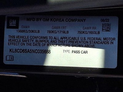 2022 Chevrolet Spark 1LT Automatic