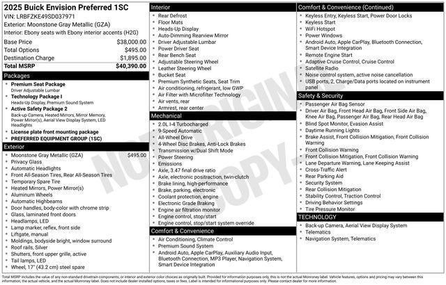 2025 Buick Envision Preferred
