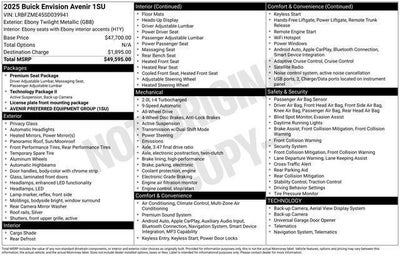 2025 Buick Envision Avenir