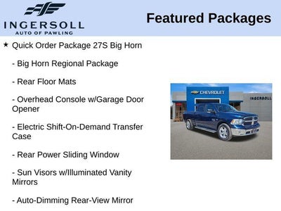 2019 RAM 1500 Classic Big Horn Crew Cab 4x4 6'4" Box