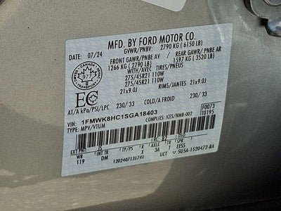 2025 Ford Explorer Platinum