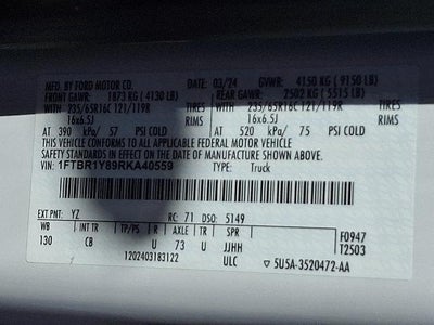 2024 Ford Transit Cargo Van Base