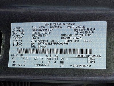 2024 Ford F-150 Tremor