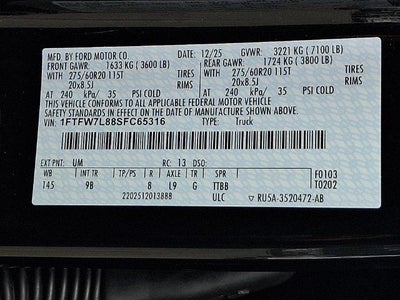 2025 Ford F-150 Platinum