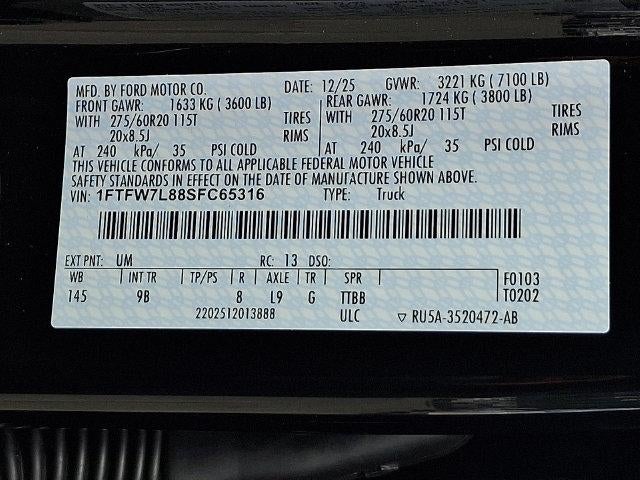 2025 Ford F-150 Platinum