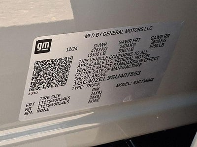 2025 Chevrolet Silverado EV RST - Max Range