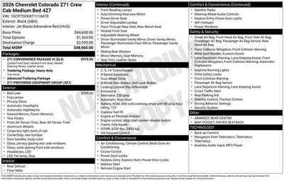 2026 Chevrolet Colorado Z71