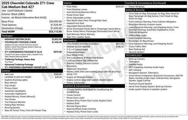 2025 Chevrolet Colorado Z71