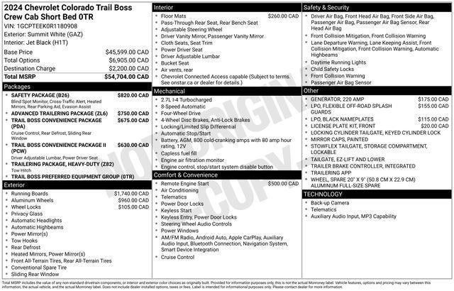 2024 Chevrolet Colorado Trail Boss