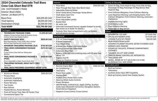 2024 Chevrolet Colorado Trail Boss