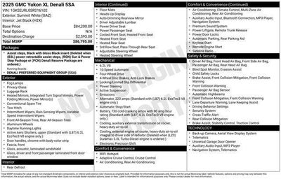 2025 GMC Yukon XL Denali