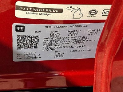 2025 Chevrolet Traverse RS