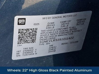 2025 Chevrolet Traverse RS