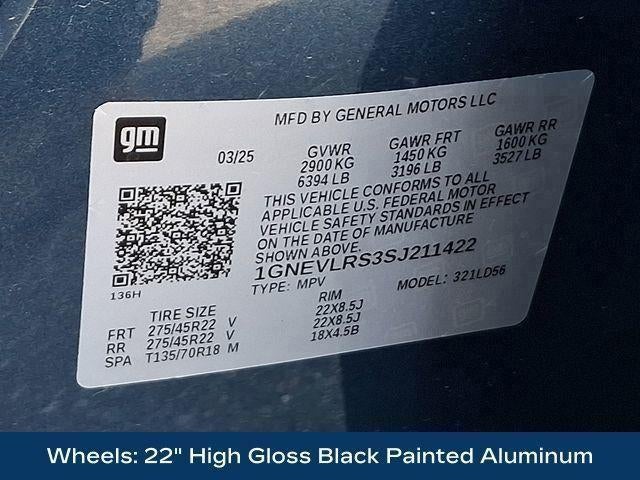 2025 Chevrolet Traverse RS