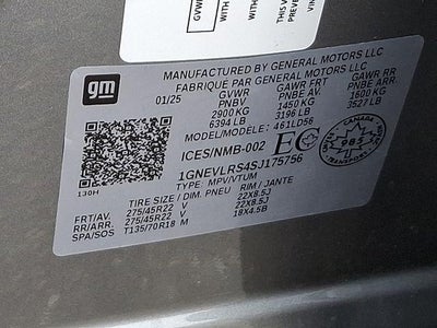 2025 Chevrolet Traverse RS