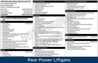 2025 Chevrolet Tahoe High Country