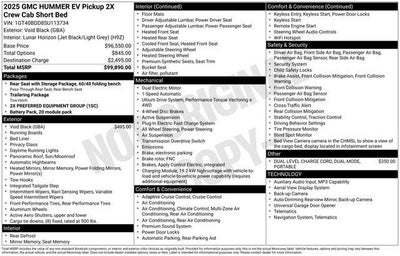 2025 GMC HUMMER EV Pickup 2X