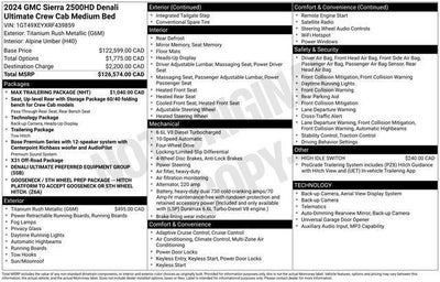2024 GMC Sierra 2500 HD Denali Ultimate