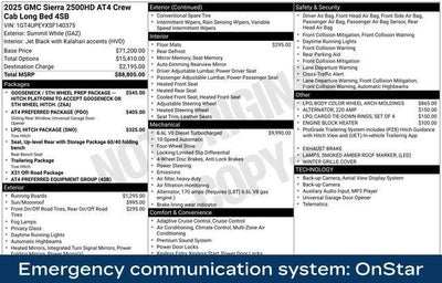 2025 GMC Sierra 2500 HD AT4