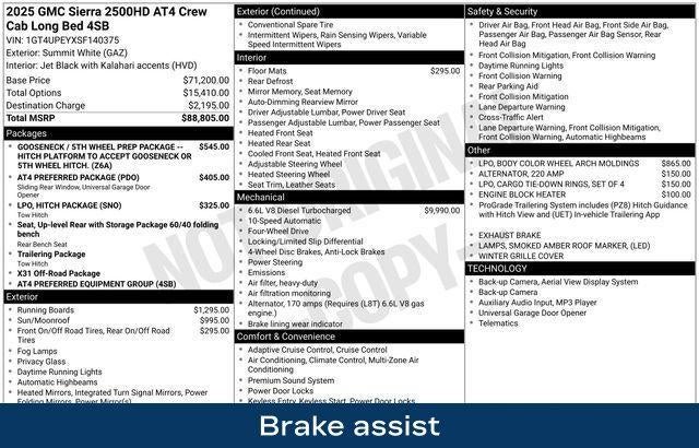 2025 GMC Sierra 2500 HD AT4