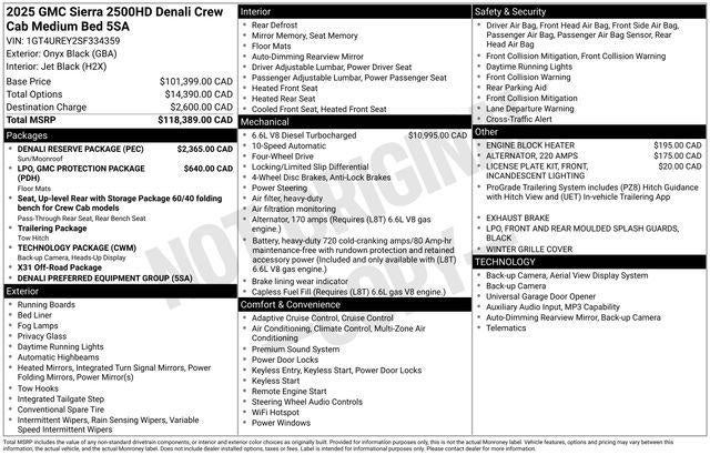 2025 GMC Sierra 2500 HD Denali