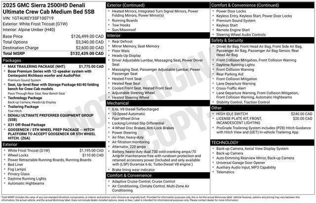 2025 GMC Sierra 2500 HD Denali Ultimate