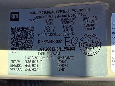 2022 GMC Canyon Elevation