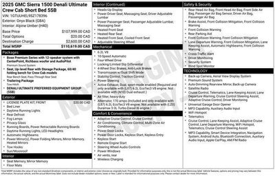2025 GMC Sierra 1500 Denali Ultimate