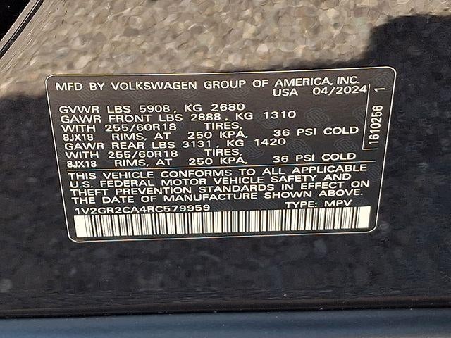 2024 Volkswagen Atlas 2.0T Peak Edition SEL