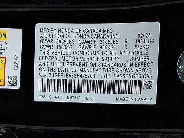 2025 Honda Civic Si Base