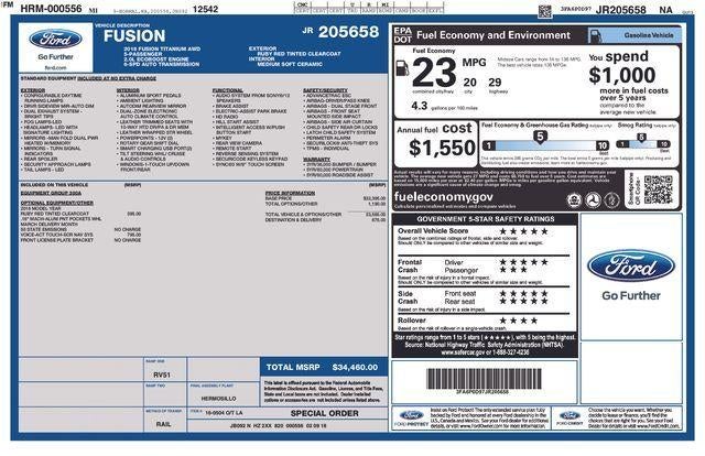 2018 Ford Fusion Titanium