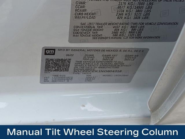 2022 Chevrolet Silverado 1500 Custom Trail Boss