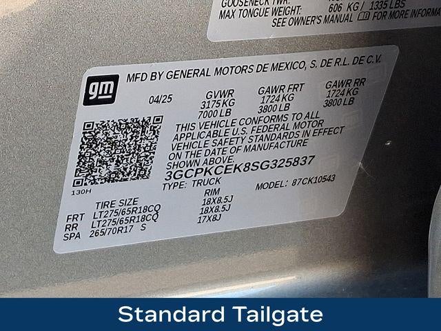 2025 Chevrolet Silverado 1500 Custom Trail Boss