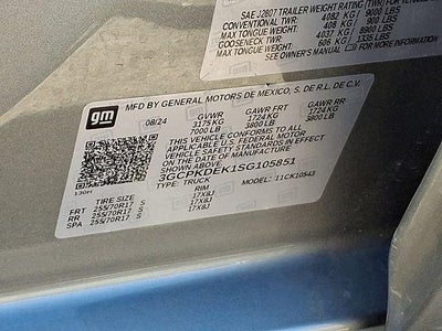 2025 Chevrolet Silverado 1500 LT