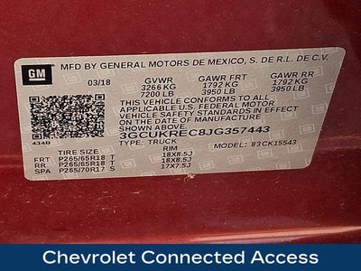 2018 Chevrolet Silverado 1500 LT