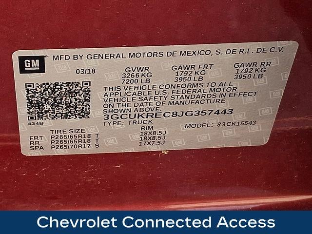2018 Chevrolet Silverado 1500 LT