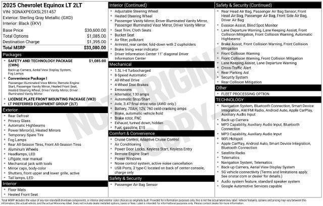 2025 Chevrolet Equinox LT