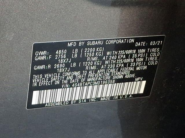 2021 Subaru Outback Touring