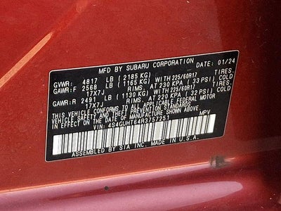 2024 Subaru Crosstrek Wilderness