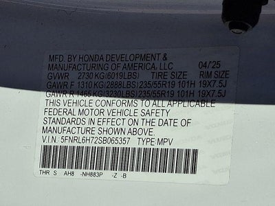 2025 Honda Odyssey Sport-L
