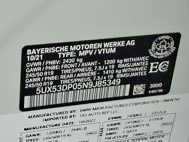 2022 BMW X3 xDrive30i